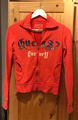 Guess Jeans  U.S.A. Sweatjacke sweatshirt 95% Baumwolle Rosa Gr. XS