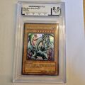 Yugioh Blue-Eyes White Dragon LOB-001 8.5 Near Mint