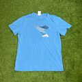 Diadora T-Shirt Blau Shirt Herren Damen Shirt Größe Sommer Sport L