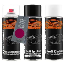 Lack Spraydosen Set Kunststoff für Buick Cadillac Chevrolet WA4987 Dark Red