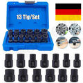 Linksausdreher Schraubenlöser 3/8", 13tlg Schraubenausdreher Nuss Stecknuss Set