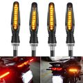 4X LED Motorrad Blinker Sequentiell Laufeffekt Lauflichtblinker 12V E-geprüft