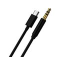 AUX Stereo Audio Kabel USB-C Stecker auf 3,5 mm Klinke vergoldet 1 m Länge