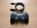 Sony PS3 Wireless Controller Dualshock 3 CECHZC2E + USB Kabel  GUTER Zustand