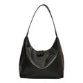 Women Casual Tote Handbag Solid Color Versatile Armpit Bag Daily Bag for Ladies