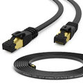 Flachkabel CAT 8.1 8 7 Patchkabel Netzwerkkabel RJ45 DSL LAN Flach Kabel PVC