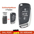 UMBAU Klapp Schlüssel Gehäuse für Peugeot 308 207 307 CC RCZ Expert Citroen C5