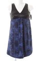 DIESEL BLACK GOLD Blusenkleid Damen Gr. DE 38 schwarz-blau Elegant