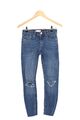 ZARA Damen Jeans Blau Casual Modern Streetwear Gr. 34; ZARA Damen Jeans Blau