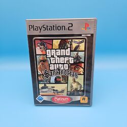 GTA Grand Theft Auto: San Andreas - PS2 Spiel in OVP + Anleitung & Karte/Poster