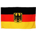 Fahne Deutschland mit Adler 90 x 150 cm deutsche Wappen Flagge Nationalflagge 