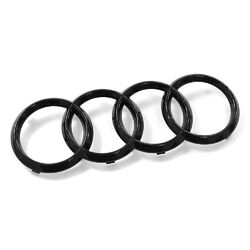 Original Audi A8 (D5) Zeichen Kühlergrill Ringe Black Edition Emblem Blackline