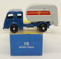 my1009, Alter Matchbox Lesney 15 C Refuse Truck Müllwagen 63er BOX OVP TOP