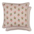 Clayre & Eef Kissenh�lle Vintage Rosen Dekokissen Kissen Couchkissen 50x50 53374