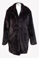 Wallis Damen Jacke Gr. 36 Bordeaux Mantel Pelzjacke Jacke Warm Winter Jacket