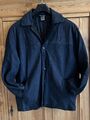 Herren LEDERJACKE von ADIDAS / Gr ca L-XL / dkl-blau / VINTAGE 90er Jahre 