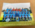 Manchester City Kader 2024/25 hochwertiger Team Fotodruck 20x16" Man City