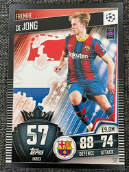 Topps Match Attax 101 2020/21 2021 57 Frenkie De Jong  FC Barcelona