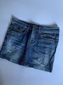 Only Jeansrock Gr. 26 W26 Blau S 36 XS 34 Rock Minirock Used Style Optik Jeans