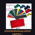 Bügelflicken 12 x 48cm Aufbügler Patches Berufsbekleidung Baumwolle zuschneidbar