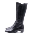 GABOR Damen Stiefel Boots EUR 38,5 UK 5,5 Schwarz Echt Leder