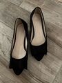 Pumps schwarz Gr.: 37 NEU Kitten Heel Vintage Retro Schleife High Heels