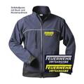 Feuerwehr Softshell Jacke navy Brust- + Rückenaufdruck Neu