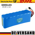 25.6V 6000mAh Li-ion Akku für Robomow Robot Mower MC300 MC500 MS1800 RS612 RS622