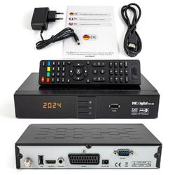 SAT Receiver HD MK-Digital S3 Satelliten Receiver DVB-S2 HDTV, HDMI, SCART, USB