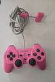 Original Sony Dual Shock Controller für Playstation 2 / PS2 pink rosa