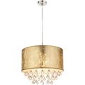 LUXUS DECKENLEUCHTE DECKENLAMPE PENDELLEUCHTE PENDELLAMPE KRISTALL GOLD 60836465