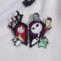 The Nightmare Before Christmas Broken Heart 2 Stück Emaille Pin Abzeichen Tasche Revers