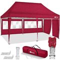 tillvex® Pavillon 3x6m Wasserdicht Gartenzelt Faltpavillon Partyzelt Popup Zelt