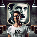 Je weiter sich eine Gesellschaft von der Wahrheit entfernt... Orwell T-Shirt