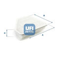 Luftfilter Filtereinsatz 30.504.00 UFI für TOYOTA AURIS AURIS Kombi VERSO