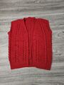 Schöne Damen Strick-Weste Pullover Ärmellos Gr. XS/S  34/36 "Handmade" wie NEU