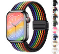 Nylon Sport Loop Armband für Apple Watch Series 2 3 4 5 6 7 8 SE + Ultra