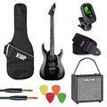 ESP LTD MH-10 Kit E-Gitarre Komplett-Set mit Verstärker und Zubehör-Set