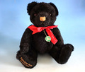 Hermann Teddy Teddybär Bär schwarz Schwarzer Peter mit Stimme 38 cm (F024-1743)