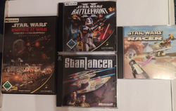 Star Wars Racer Episode 1, Star Wars Battlefront, Starlancer PC Spielesammlung