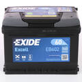 Autobatterie Exide Excell EB602 12V 60Ah 540A/EN Batterie Starterbatterie PKW