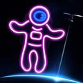 Neon LED Schild Astronaut Space Licht Wand Deko Lampe Gaming Setup Beleuchtung