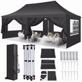 Pavillon 3x3-6m Wasserdicht Faltpavillon Partyzelt Gartenzelt Klappzelt Festzelt