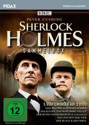 SHERLOCK HOLMES - SAMMELBOX - SHERLOCK HOLMES  3 DVD NEU