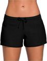 Damen Badeshorts Kurze Badehose UV Schutz Shorts  Wassersport Bikinihose 7166