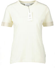 NEU! Calvin Klein Damen T-Shirt mit Logo-Stitching  creme Gr.S