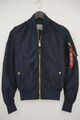 Alpha Industries Damenjacke atmungsaktiv Nylonbomber militärblau S VAM106