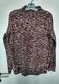 Rot gemusterter Strickpullover von Bpc Bonprix Gr 44/46