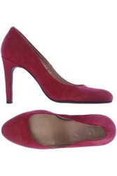 Alba Moda Pumps Damen High Heels Stiletto Peep Toes Gr. EU 38 Leder Rot #p1j1t3o