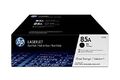 Hp 85A 2-Pack Black Toner Hp Laserjet Ce285A Dual Pack NEU